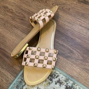 Pink Gold Sandals 7.5